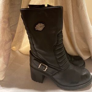 Harley-Davidson Women's Black Moto Boots
